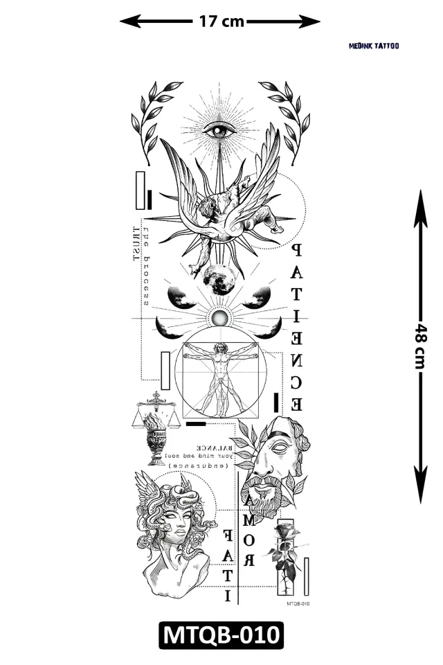 Kol Kaplamalı Dövme MTQB-010