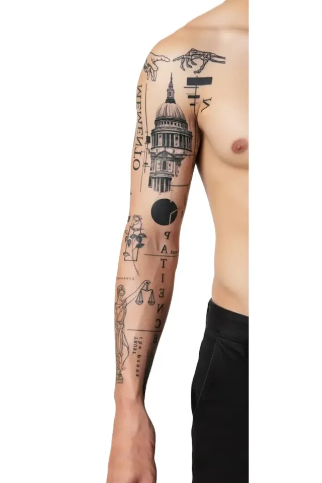 Kol Kaplamalı Dövme MTQB-011