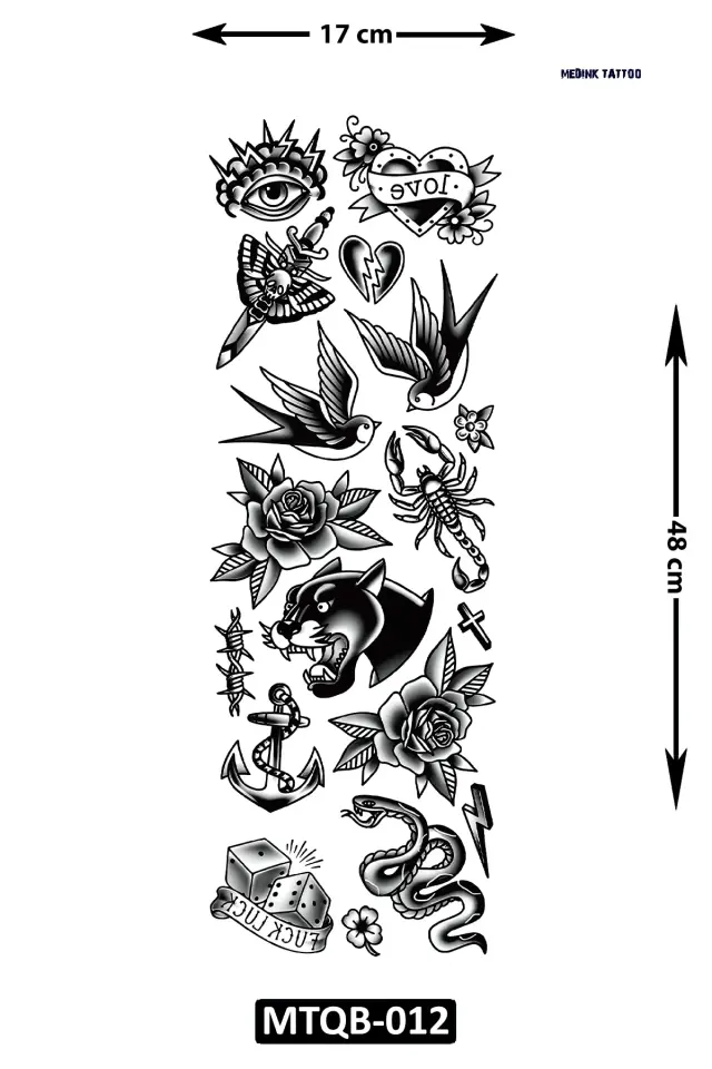 Kol Kaplamalı Dövme MTQB-012
