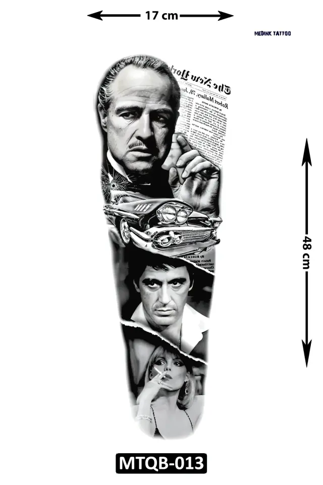 Kol Kaplamalı Dövme MTQB-013