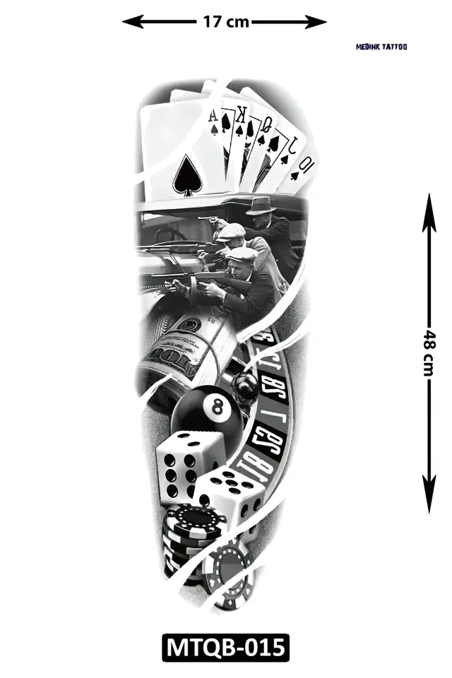Kol Kaplamalı Dövme MTQB-015