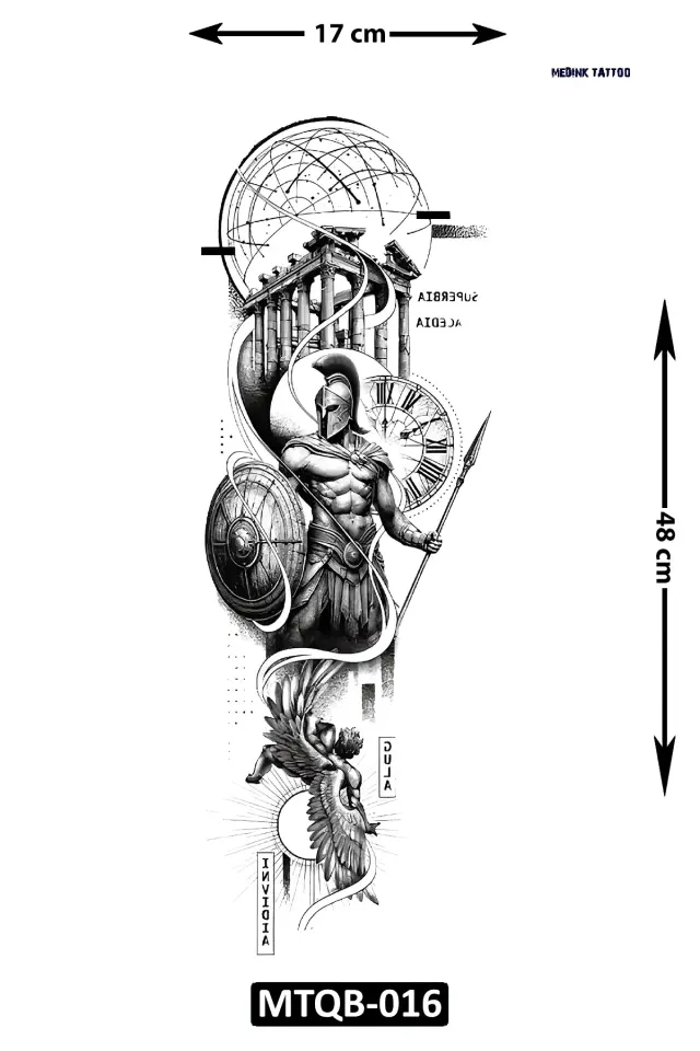 Kol Kaplamalı Dövme MTQB-016