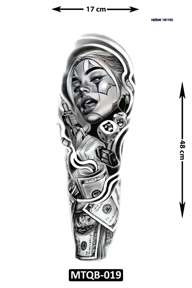 Kol Kaplamalı Dövme MTQB-019