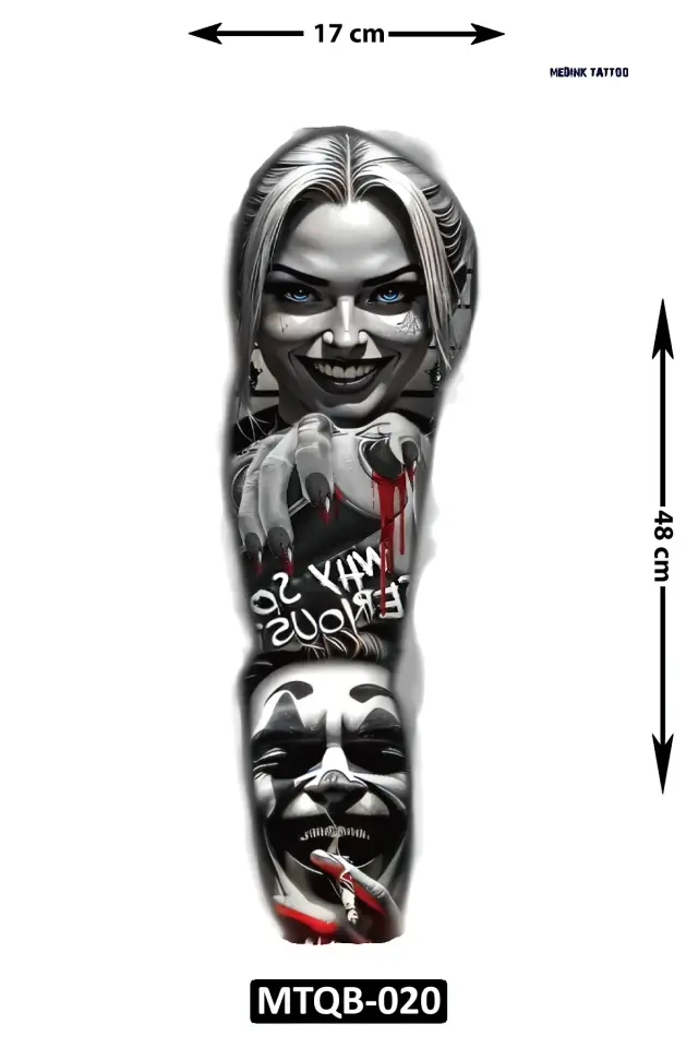 Kol Kaplamalı Dövme MTQB-020