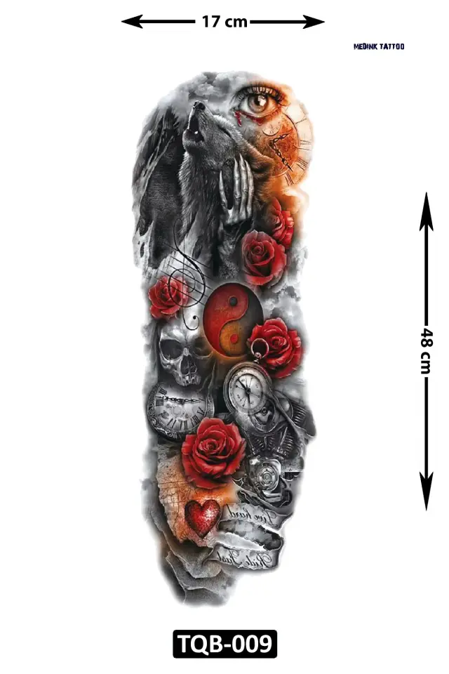Kol Kaplamalı Dövme TQB-009