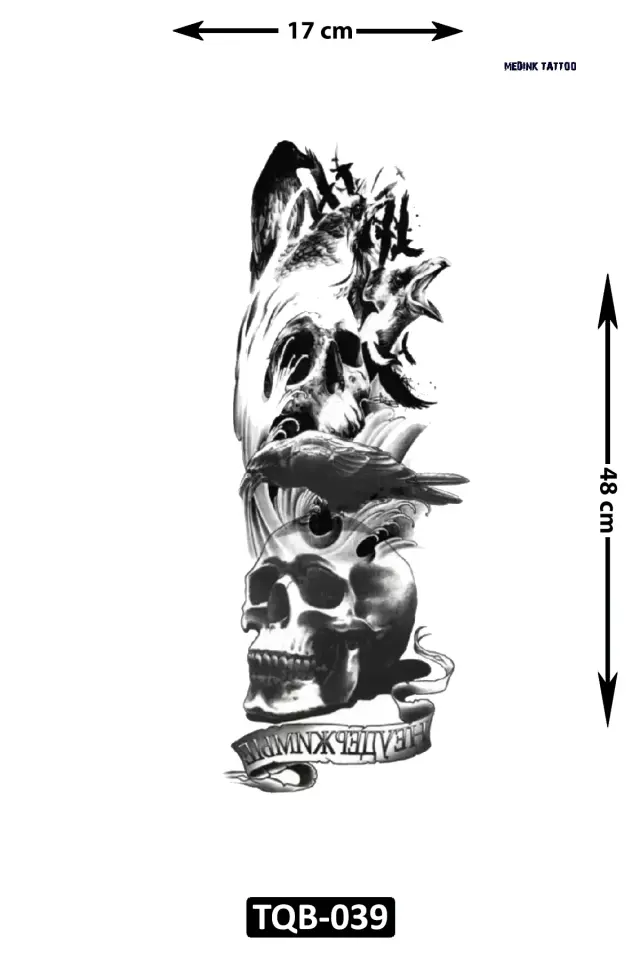 Kol Kaplamalı Dövme TQB-039