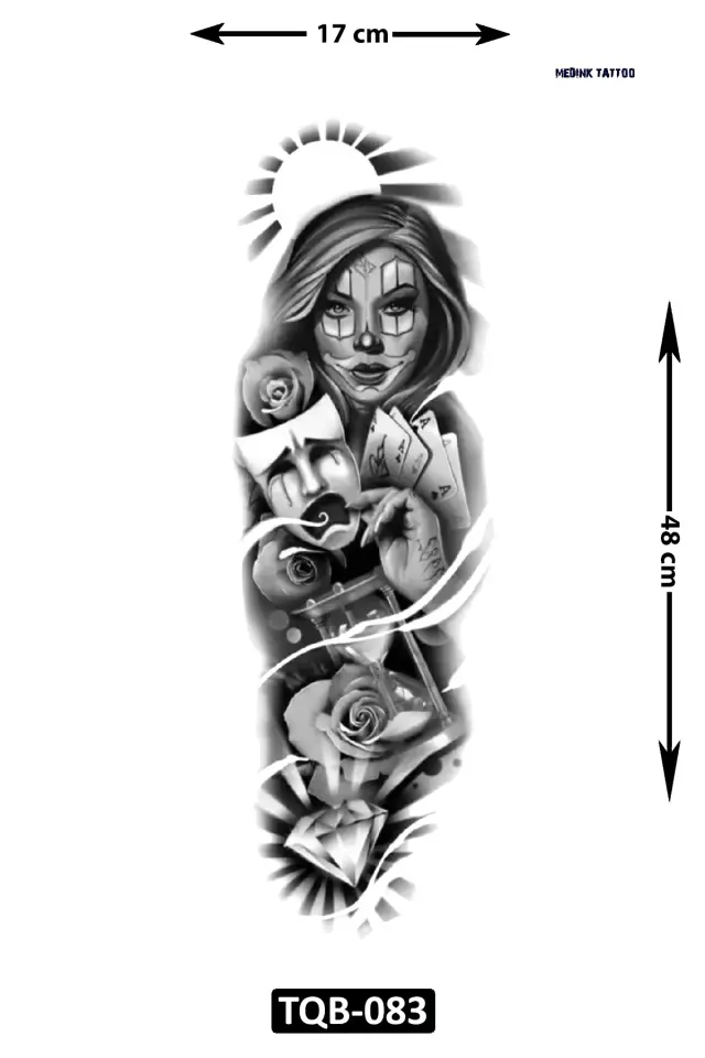 Kol Kaplamalı Dövme TQB-083