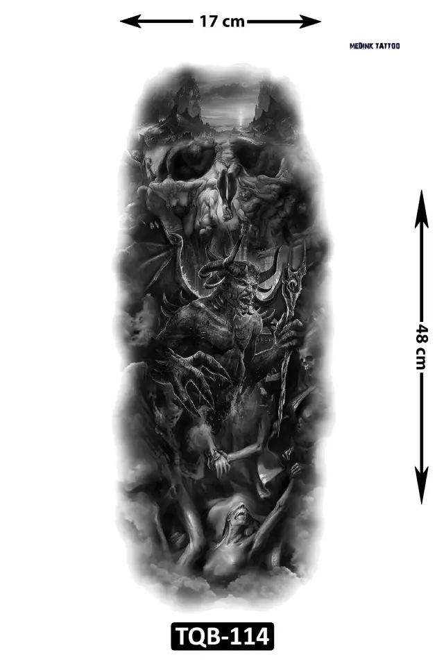 Kol Kaplamalı Dövme TQB-114