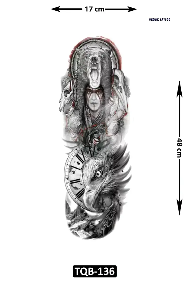 Kol Kaplamalı Dövme TQB-136