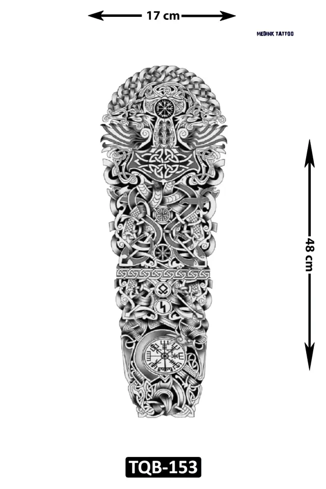 Kol Kaplamalı Dövme TQB-153