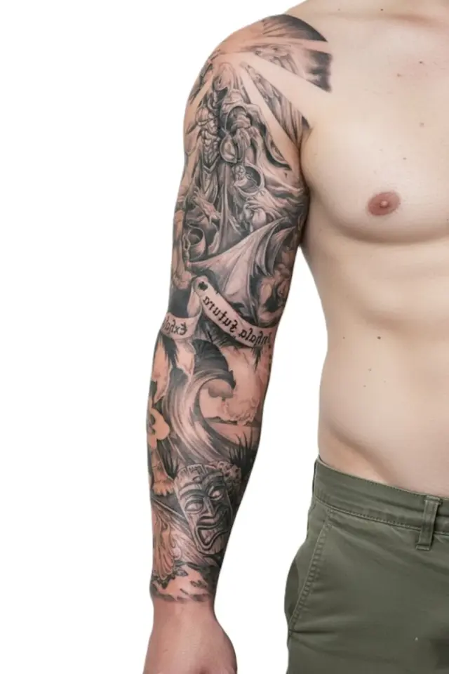 Kol Kaplamalı Dövme TQB-197