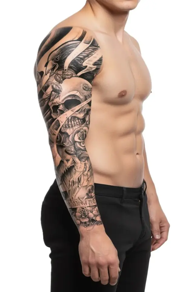 Kol Kaplamalı Dövme TQB-208