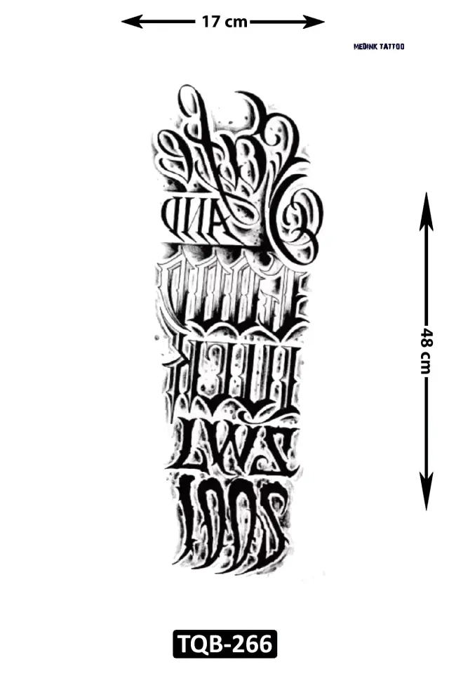 Kol Kaplamalı Dövme TQB-266