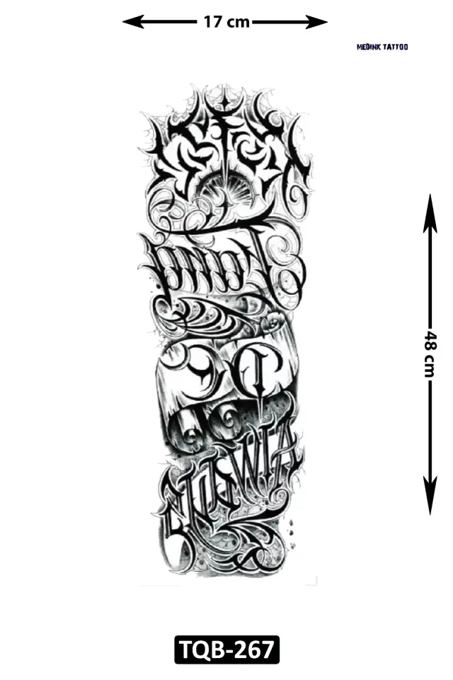 Kol Kaplamalı Dövme TQB-267