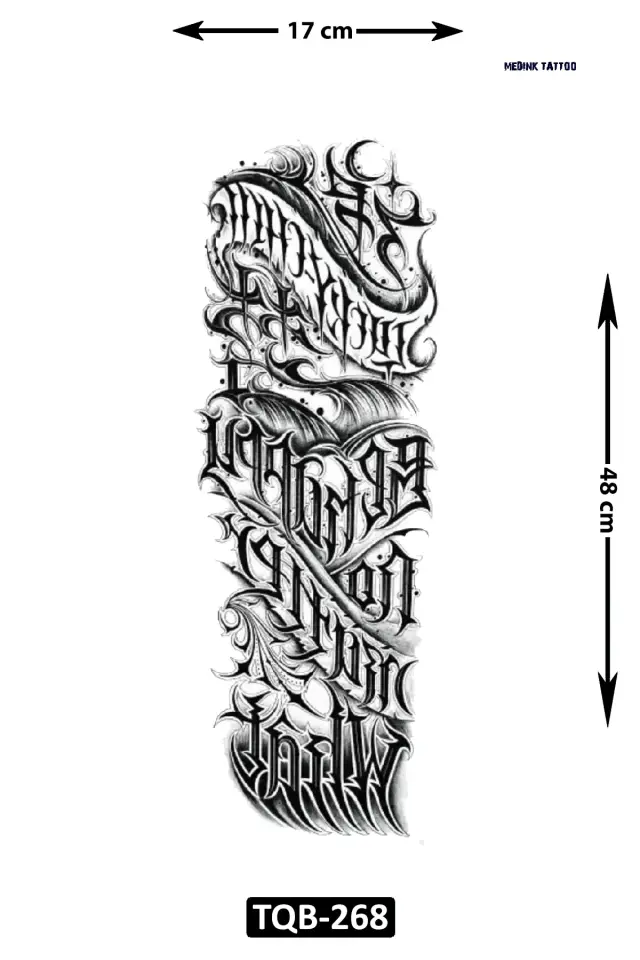 Kol Kaplamalı Dövme TQB-268