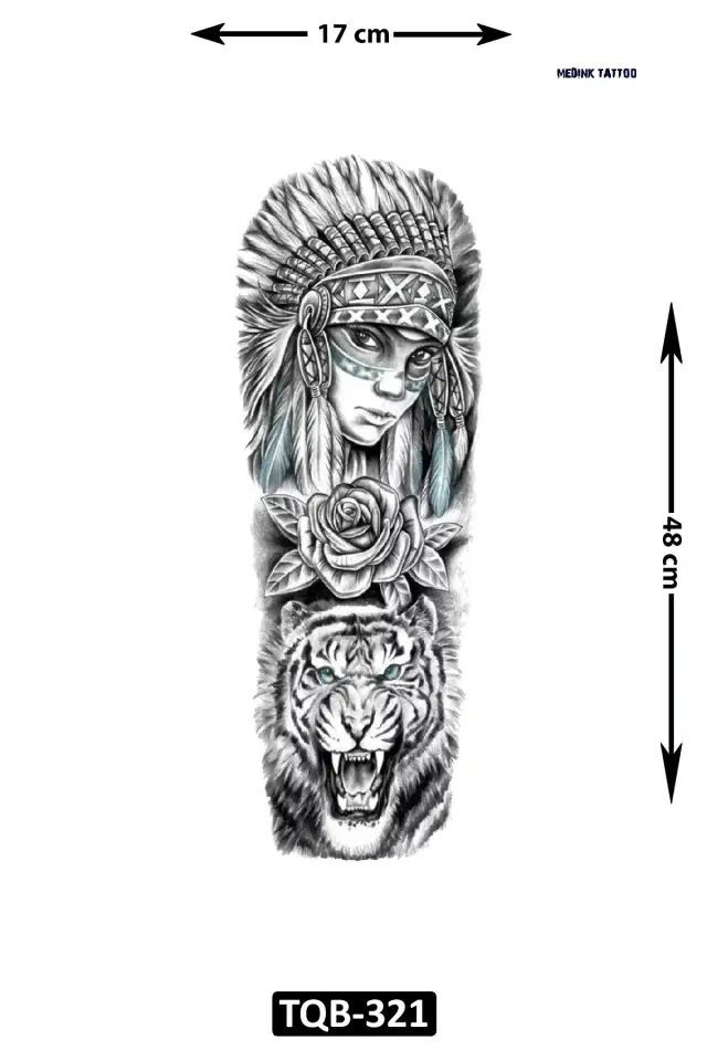 Kol Kaplamalı Dövme TQB-321
