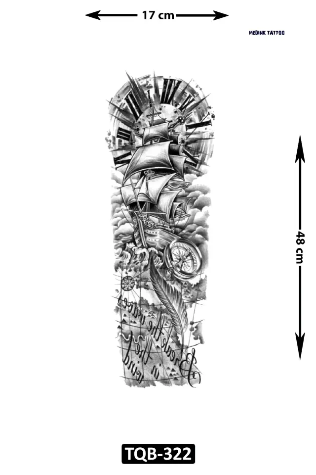 Kol Kaplamalı Dövme TQB-322