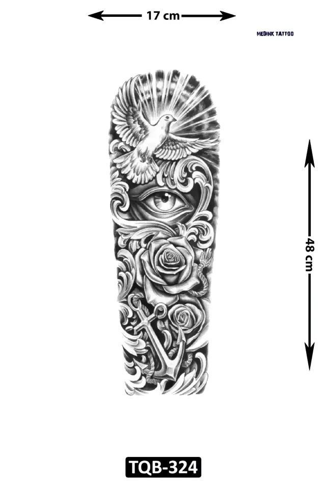 Kol Kaplamalı Dövme TQB-324