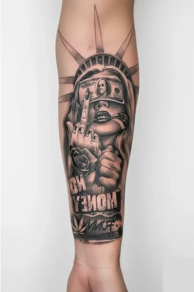 Yarım Kol Dövme MGZXT-005