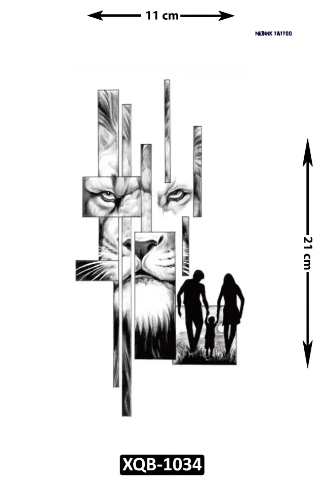 Orta Boy Dövme XQB-1034