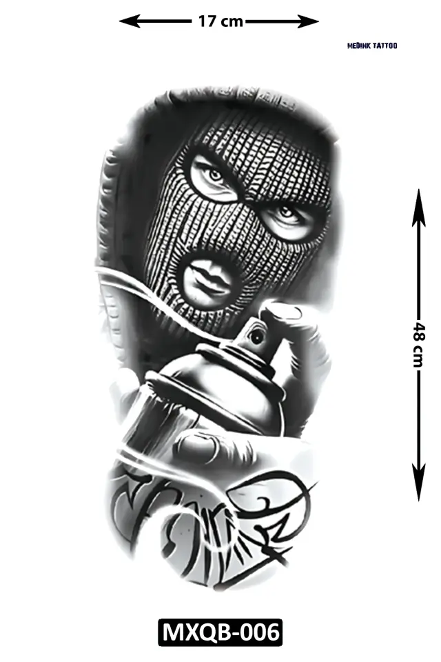Orta Boy Dövme MXQB-006