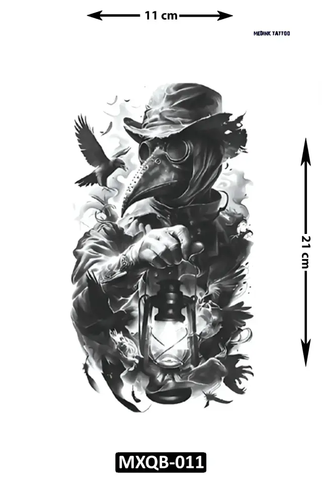 Orta Boy Dövme MXQB-011
